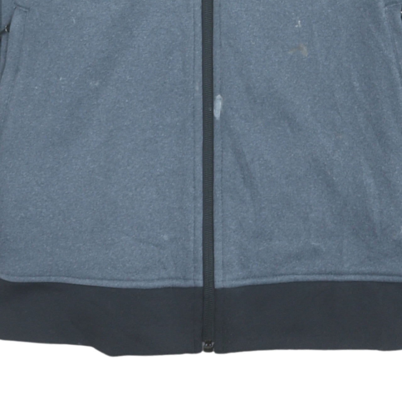 The North Face Men's Grey Full Zip Sweatshirt Jacket M