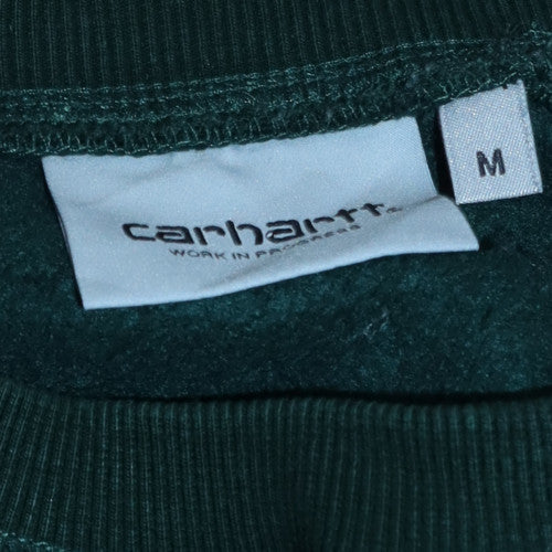 Carhartt Men's Green Crew Neck Pullover Sweatshirt M