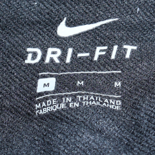 Nike Men's Black Dri-Fit Short Sleeve Pullover Hoodie Medium