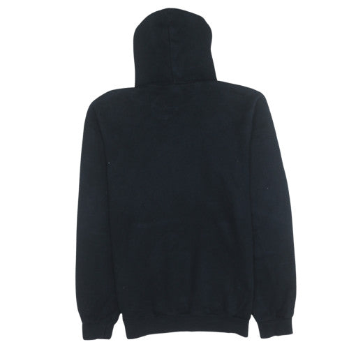 Adidas Men's Black Small Pullover Hoodie with Logo and Drawstring
