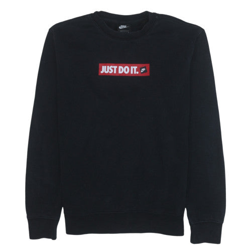 Nike Men's Black 'Just Do It' Pullover Sweatshirt M