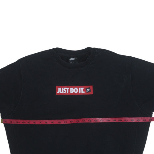 Nike Men's Black 'Just Do It' Pullover Sweatshirt M