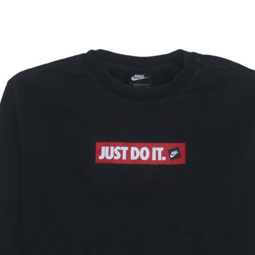 Nike Men's Black 'Just Do It' Pullover Sweatshirt M