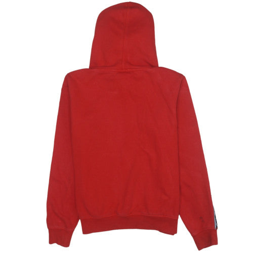 Champion Women Red Pullover Hoodie Small Hooded Logo Sweatshirt