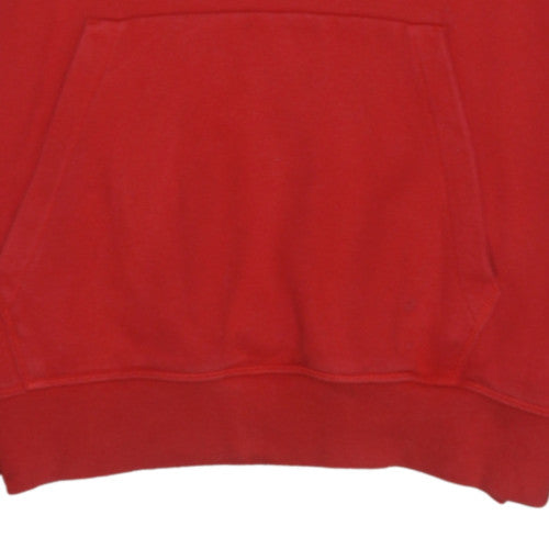 Champion Women Red Pullover Hoodie Small Hooded Logo Sweatshirt