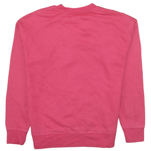 Disney Women Pink Pullover Sweatshirt 2XS Angel Cartoon Character