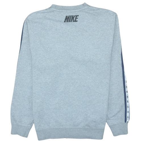 Nike Men's Grey Small Pullover Sweatshirt Crew Neck Sports Fleece
