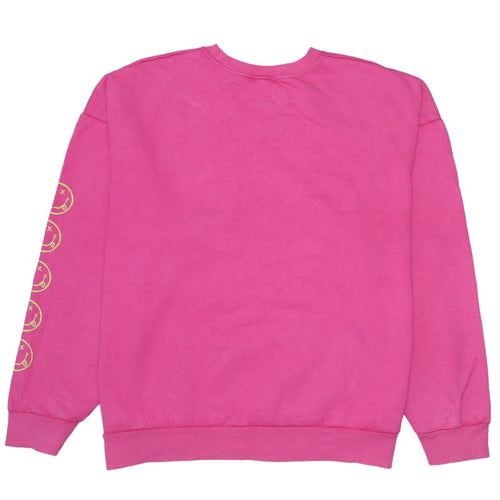 Urban Outfitters Women Pink Nirvana Graphic Pullover Sweatshirt M