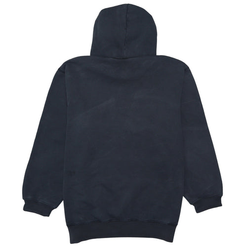 Adidas Men's Black Pullover Hoodie Size L Regular Fit Fleece