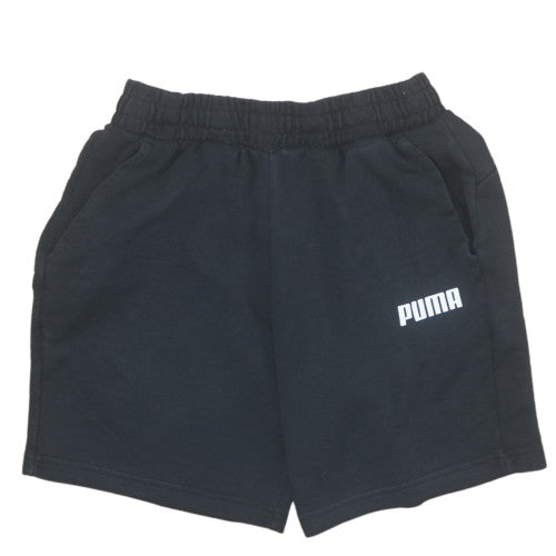 Puma Men's Black Small Athletic Shorts with Elastic Waist