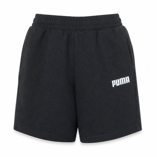 Puma Men's Black Small Athletic Shorts with Elastic Waist