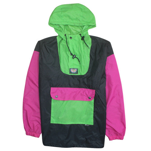 K-Way Men’s Multicoloured L Lightweight 90s Hooded Anorak Jacket