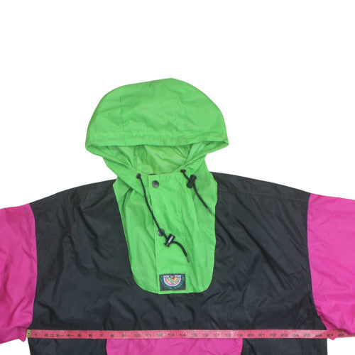 K-Way Men’s Multicoloured L Lightweight 90s Hooded Anorak Jacket