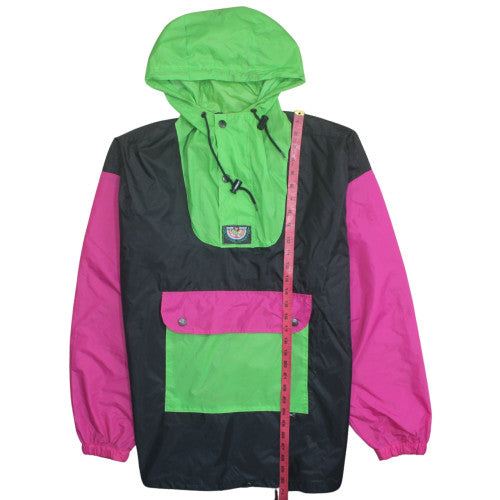 K-Way Men’s Multicoloured L Lightweight 90s Hooded Anorak Jacket