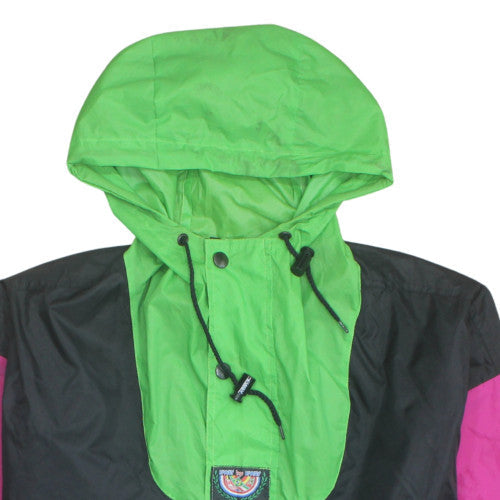 K-Way Men’s Multicoloured L Lightweight 90s Hooded Anorak Jacket