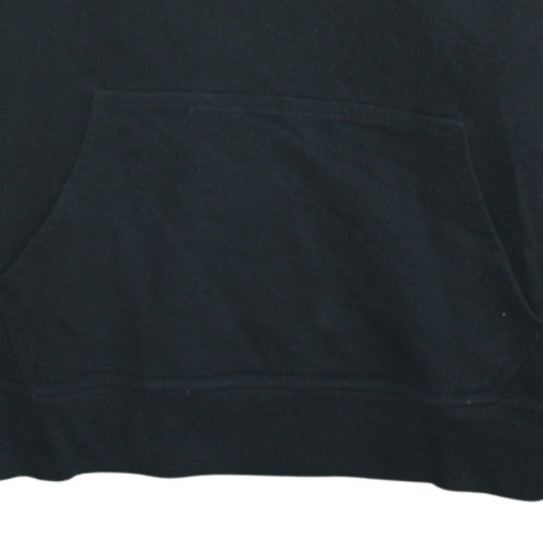 Champion Men's Black XL Pullover Hoodie with Logo Print