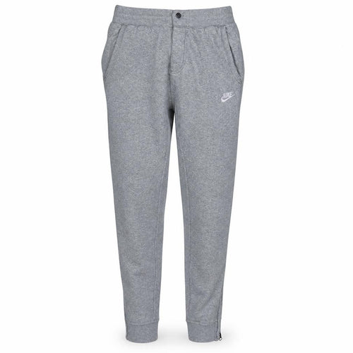 Nike Men's Grey Cotton Jogger Trousers Size S Tapered Fit