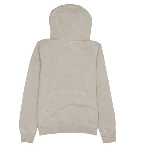 Nike Women Beige Pullover Hoodie Small Hooded Logo Sweatshirt