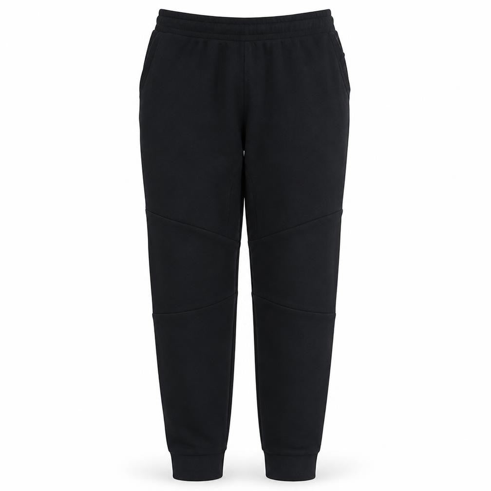 Front view of Nike Men's Black Jogger Fleece Trousers M Regular Fit