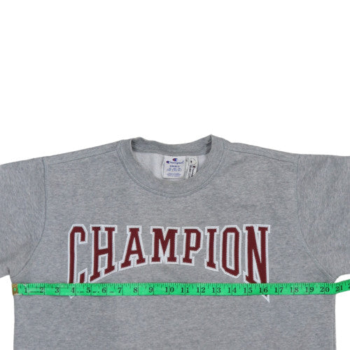 Champion Women's Grey Small Pullover Sweatshirt Organic Cotton