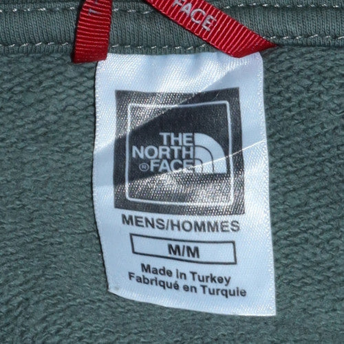 The North Face Mens Green Pullover Hoodie Size M Outdoor Fleece