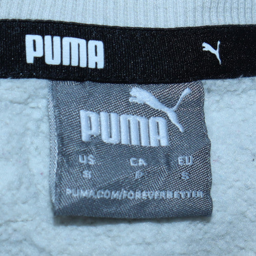 Puma Men's Grey Crew Neck Pullover Sweatshirt Size S