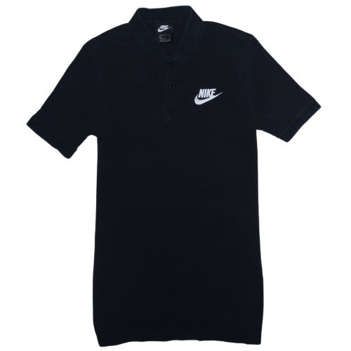 Nike Men's Black Small Polo Shirt Regular Fit Cotton Blend