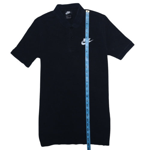 Nike Men's Black Small Polo Shirt Regular Fit Cotton Blend