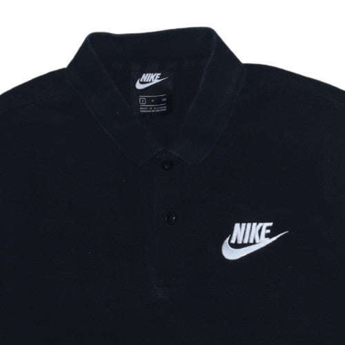 Nike Men's Black Small Polo Shirt Regular Fit Cotton Blend