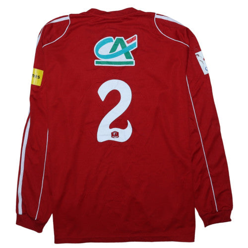 Adidas Men Red Long Sleeve Football Jersey XL Athletic Fit