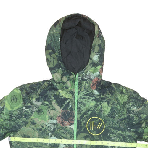 Top Canvas Men’s Green Hooded Camouflage Jacket Size S Limited Edition