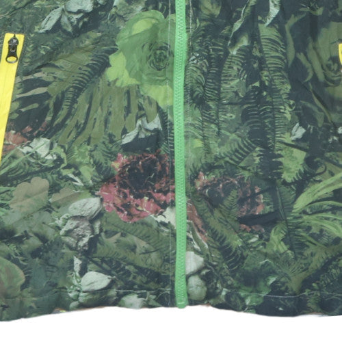 Top Canvas Men’s Green Hooded Camouflage Jacket Size S Limited Edition