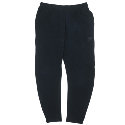 Nike Men's Black Jogger Trousers L Regular Fit Fleece Sweatpants