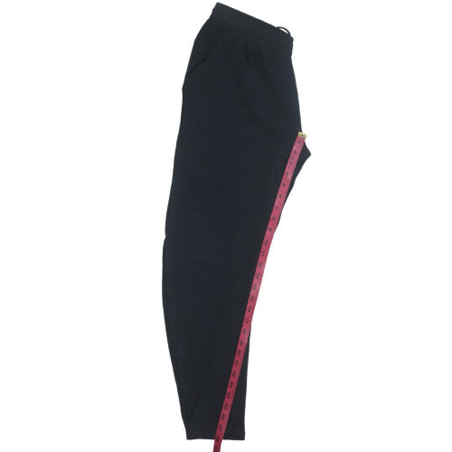 Nike Men's Black Jogger Trousers L Regular Fit Fleece Sweatpants