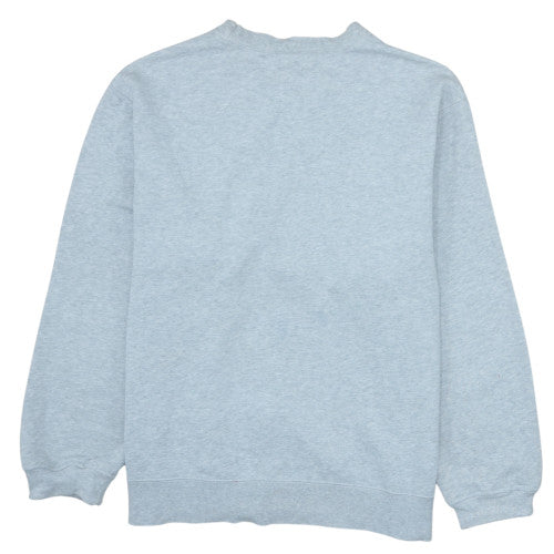 Calvin Klein Jeans Men's Grey Logo Sweatshirt Size L Vintage Style