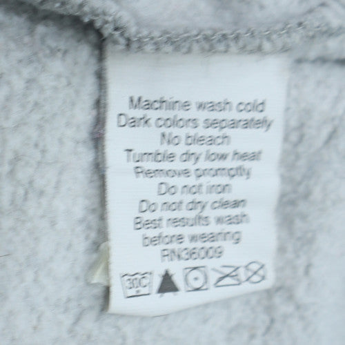 Calvin Klein Jeans Men's Grey Logo Sweatshirt Size L Vintage Style