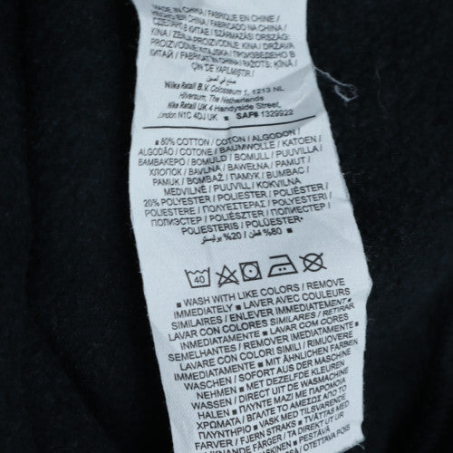 Nike Men Black Crew Neck Fleece Pullover Sweatshirt M