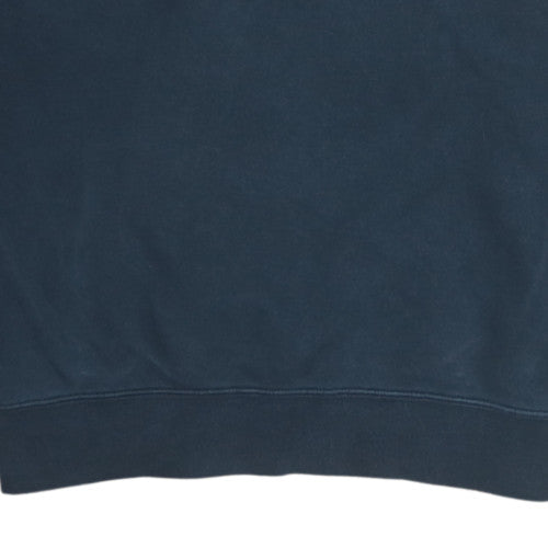 Nike Men Black Crew Neck Fleece Pullover Sweatshirt M