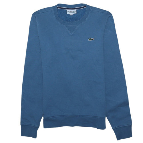 Lacoste Sport Men's Blue XS Crew Neck Pullover Sweatshirt