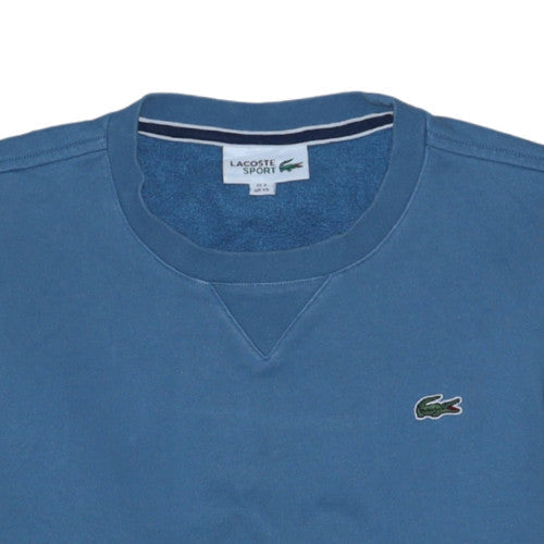 Lacoste Sport Men's Blue XS Crew Neck Pullover Sweatshirt