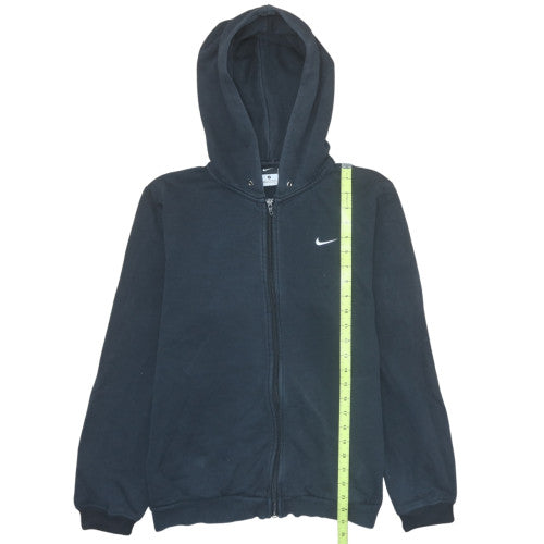 Nike Men's Black Full Zip Hoodie Size S Fleece Sweatshirt
