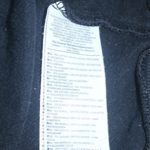 Nike Men's Black Full Zip Hoodie Size S Fleece Sweatshirt
