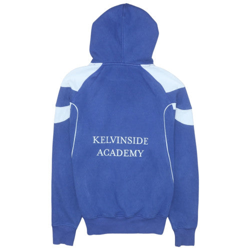 Canterbury Men’s Blue Pullover Rugby Hoodie Size S Kelvinside Academy