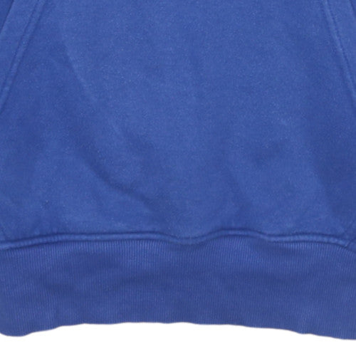 Canterbury Men’s Blue Pullover Rugby Hoodie Size S Kelvinside Academy