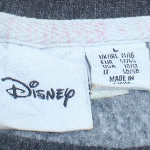 Disney Women Grey Thumper Sweatshirt UK 14/16 Pullover Casual