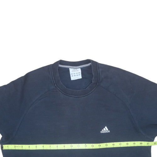 Adidas Men's Blue Pullover Crew Neck Sweatshirt Size M