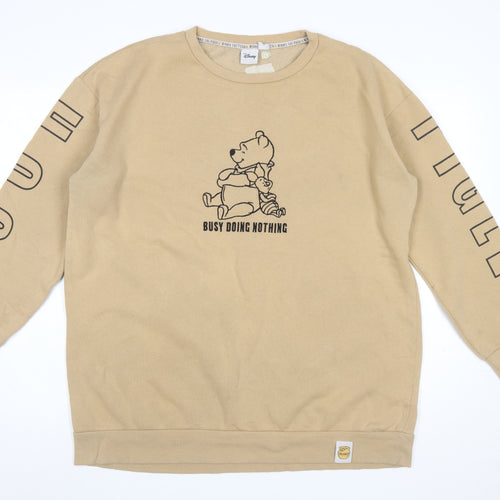 Primark Disney Women's Beige Winnie the Pooh XL Pullover Sweatshirt