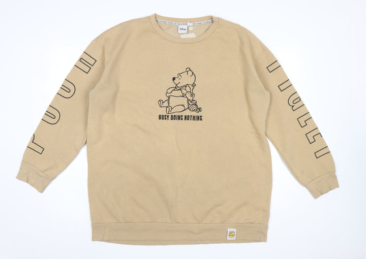 Primark Disney Women's Beige Winnie the Pooh XL Pullover Sweatshirt
