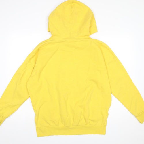 Disney Winnie the Pooh Yellow Hoodie Women’s L Pullover Primark