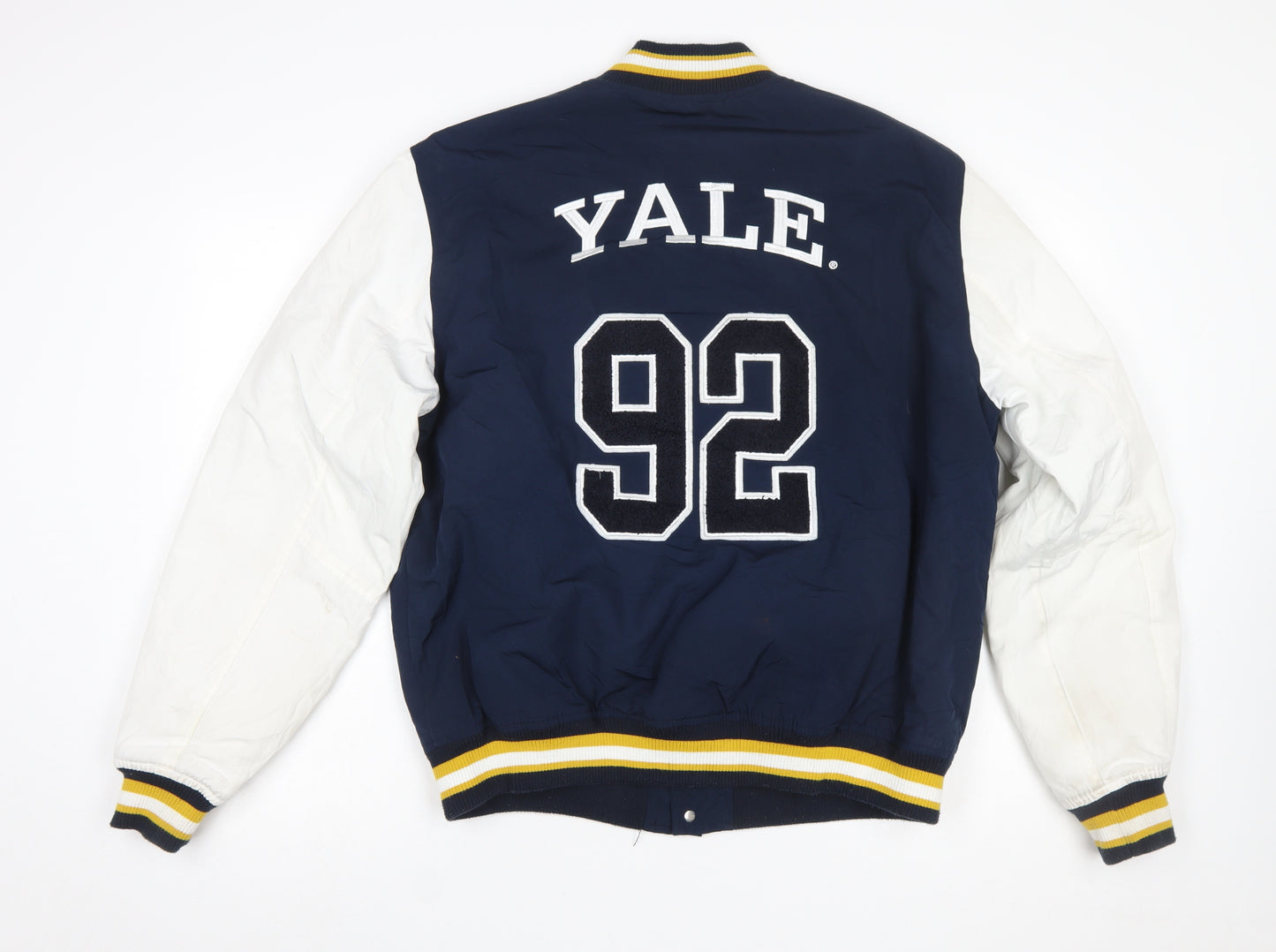 Pull&Bear Men Blue Varsity Jacket Yale University L